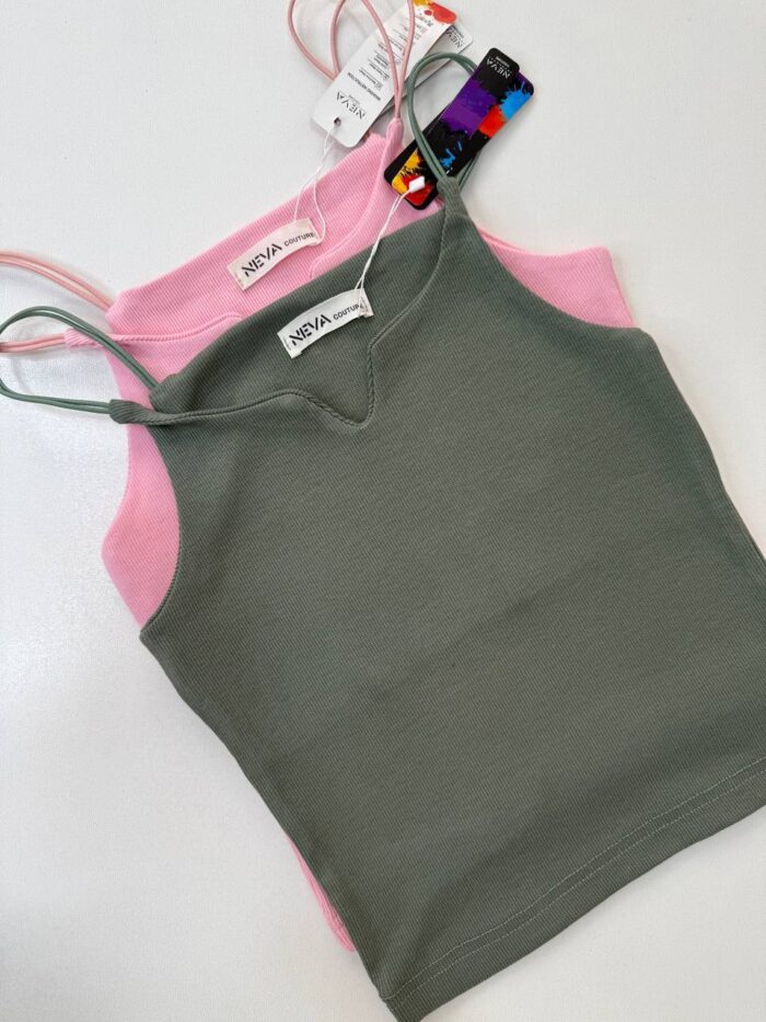 تاپ یقه دلبری ماکارونی