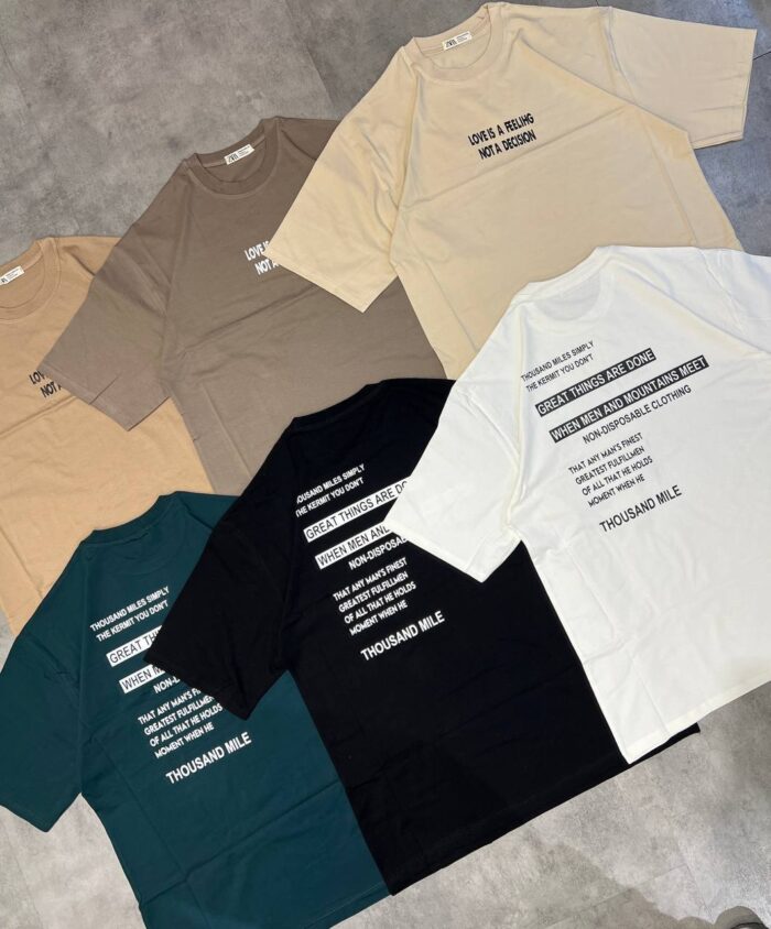 تیشرت لانگ بیرون پوش