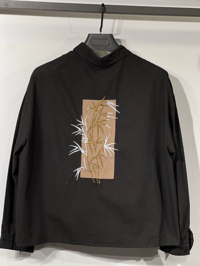 شومیز کوتاه گلدوزی شده