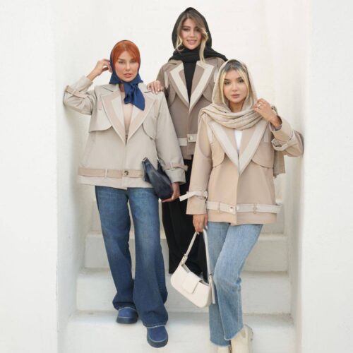 photo_1_2025-11-27_10-07-12 بارانی ترکیبی پایین کمر