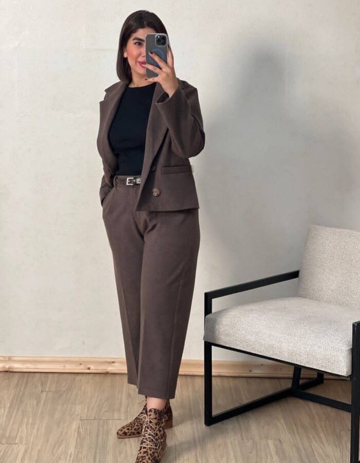 کت و شلوار واید لگ لامر