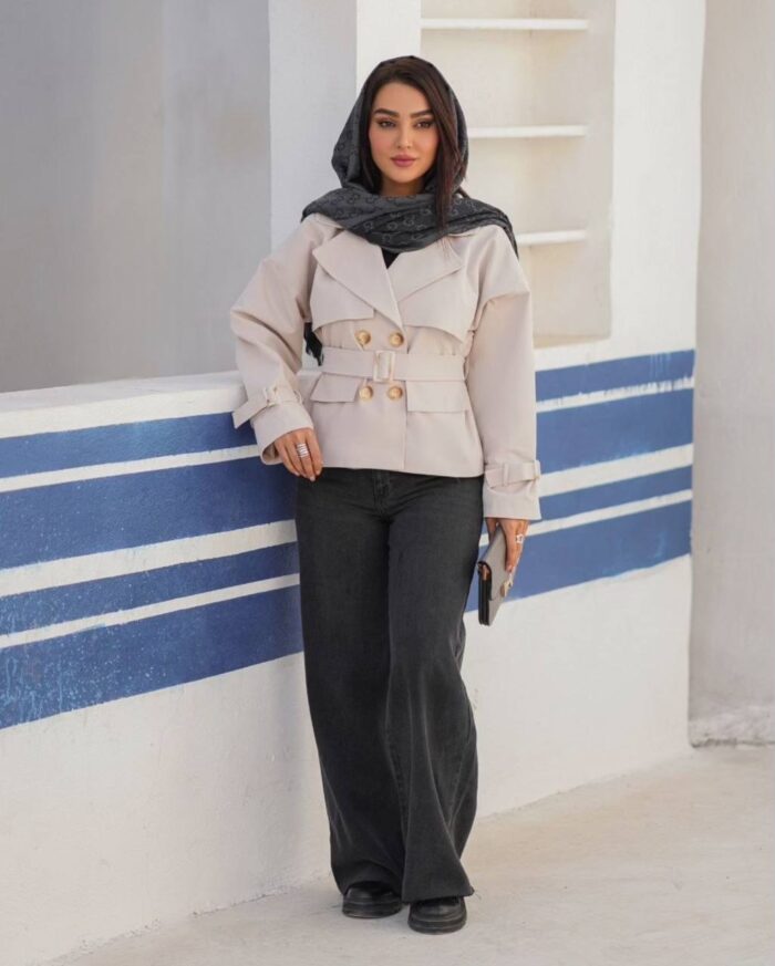 بارانی چهاردکمه دو ژیله