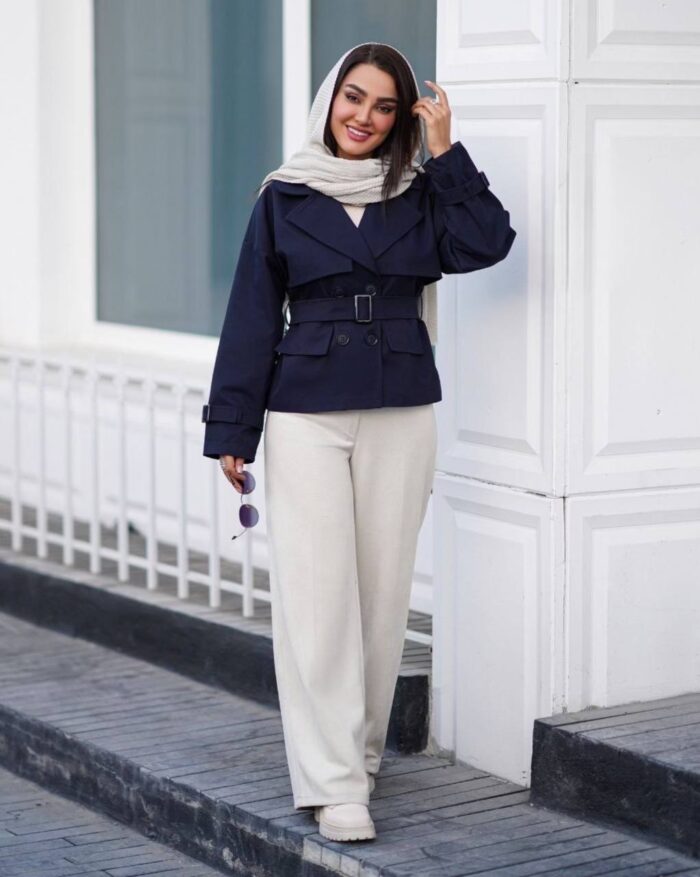 بارانی چهاردکمه دو ژیله