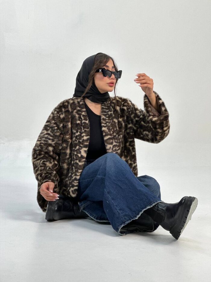 کراپ کت پوست پلنگی