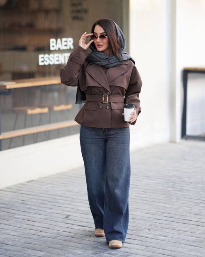 بارانی چهاردکمه دو ژیله