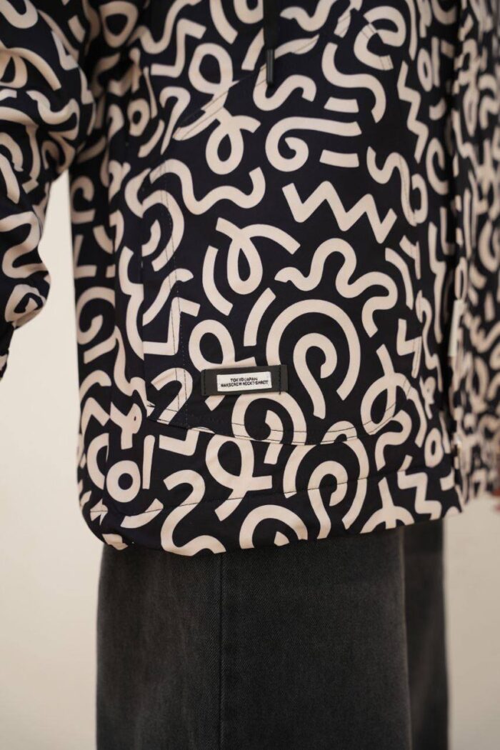 کاپشن طرح دار استر ملانژ